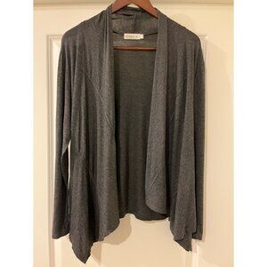 Gray Waterfall Cardigan